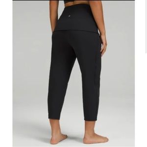 lululemon athletica Black Track Crop Joggers